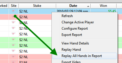 Replay All Hands in Report